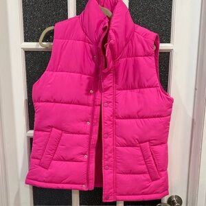 Bright Pink mySTYLE Puffer Vest**Call Out** see photos